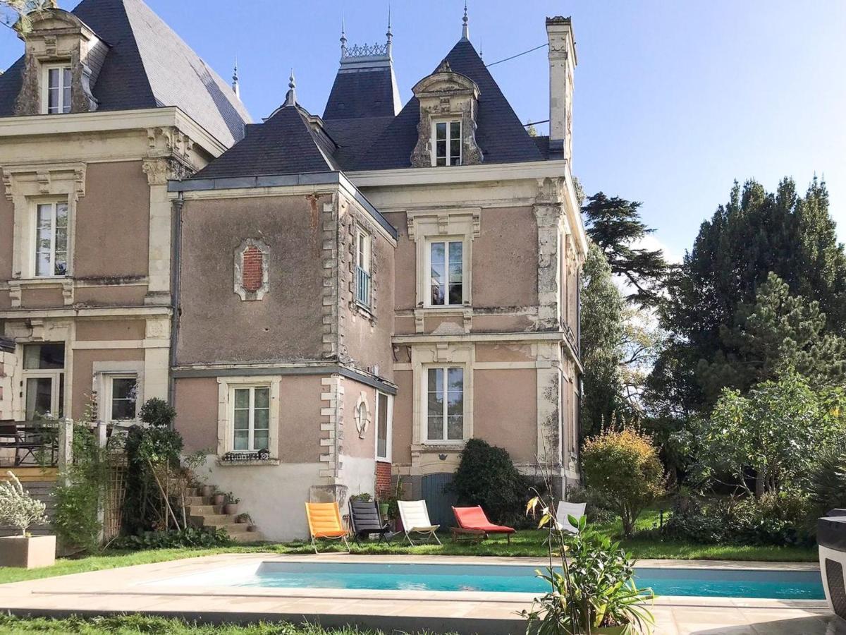 Maison De Maitre Avec Piscine Et Jardin - Coeur Des Coteaux Du Layon, Proche Angers Et Saumur - Fr-1-622-55 Bed & Breakfast Faye-d'Anjou Exterior photo